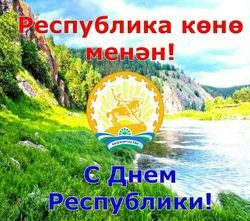 Праздничный концерт, посвященный  ко Дню Республики Башкортостан.