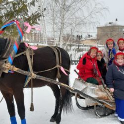 Мироколица в гостях в селе Кизильском