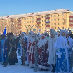 Праздничное открытие городской ёлки