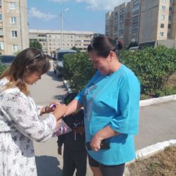 Акция «Российский триколор»