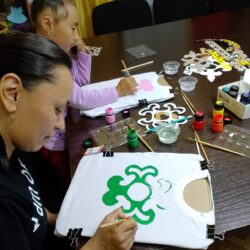 Мастер класс по росписи одежды