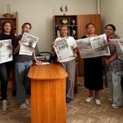 Халыҡ мәҙәниәте ял үҙәге хеҙмәткәрҙәре коллектив менән матбуғатҡа яҙылды.